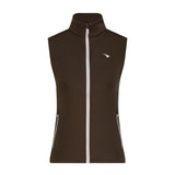Aguila Women’s Full-Zip Sleeveless Golf Vest – Brown