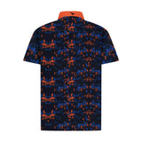 Aguila Golf Men's Moderno Stripe Polo Shirt - White Forest Green