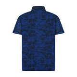 Aguila Golf Men's Moderno Midnight Camo Polo Shirt - Navy