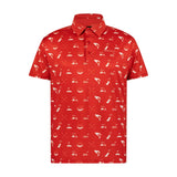 Moderno Red Caddy Men’s Golf Polo