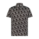 Moderno Funky Black Men’s Golf Polo