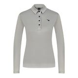 Aguila Golf Long-Sleeve Performance Polo – Silver Grey