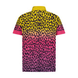 Neon Leopard Boy's Golf Polo