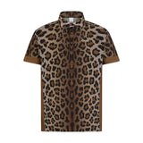 Leopard Print Boy's Golf Polo
