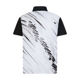 Black and White Abstract Boy's Golf Polo