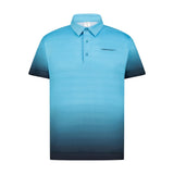 Aguila Golf Moderno Ocean-to-Navy Ombré Performance Polo Shirt