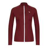 Aguila Women's Burgundy Full-Zip Golf Jacket – Performance Fit