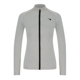 Aguila Women's Silver Grey Full-Zip Golf Jacket – Performance Fit