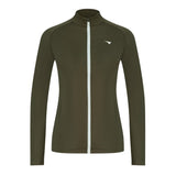 Aguila Women's Khaki Full-Zip Golf Jacket – Performance Fit