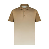 Aguila Golf Moderno Camel-to-Beige Ombré Performance Polo Shirt