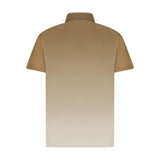 Aguila Golf Moderno Camel-to-Beige Ombré Performance Polo Shirt