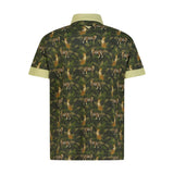 Dark Green Cheetah Boy's Golf Polo