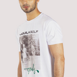 BOYS CAMISA WHITE VINTAGE GOLF T-SHIRT