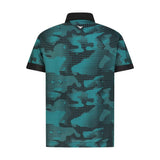 Teal Camo Boy's Golf Polo