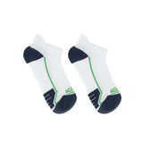 Aguila No-Show Socks - White/Navy/Green