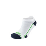 Aguila No-Show Socks - White/Navy/Green
