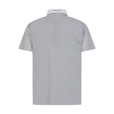 Aguila Golf Men's Moderno Microprint Polo Shirt - White Navy