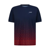 Aguila Men's Gradient Performance Tops - Navy - Red Triangle Fade