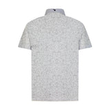 Aguila Golf Men's Moderno Geometric Polo Shirt - Grey