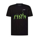 Aguila Men's Evolution Graphic Tops - Black / Neon Green