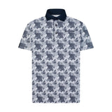 Aguila Golf Men's Moderno Digital Camo Polo Shirt - Navy
