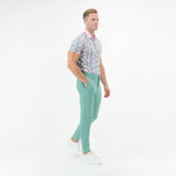Moderno Vibrant Blooms Men’s Golf Polo