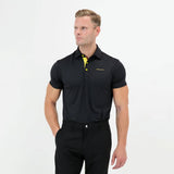 Moderno Black Men’s Golf Polo