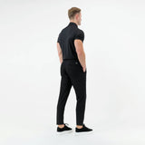 Moderno Black Men’s Golf Polo