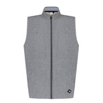 Aguila Golf Sleeveless Vest – Light Gray Full-Zip Performance Fit