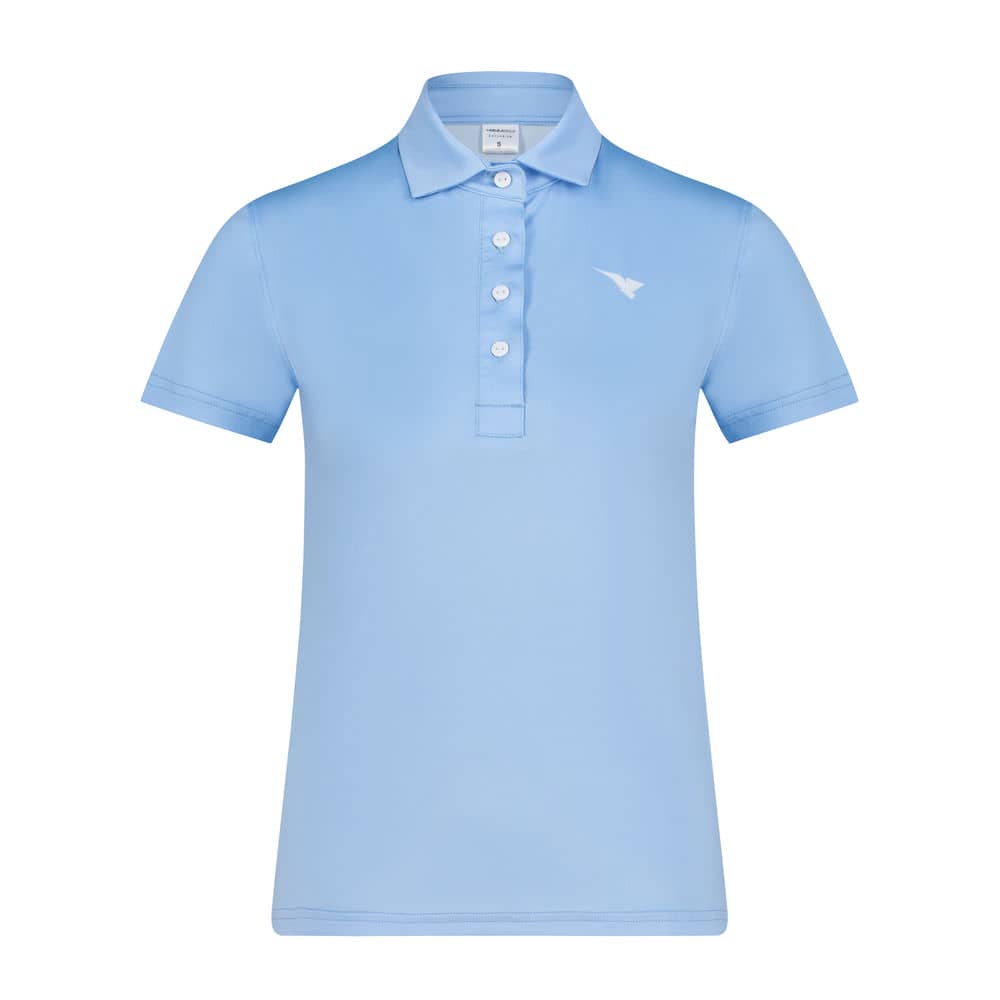 Aguila Golf Women's Polo Shirt – Light Blue Short-Sleeve Fit