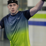 Aguila Men's Gradient Tops - Navy / Lime Green Fade
