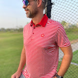 Moderno Classic Red Men’s Golf Polo