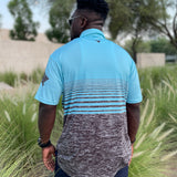 Moderno Teal Men’s Golf Polo