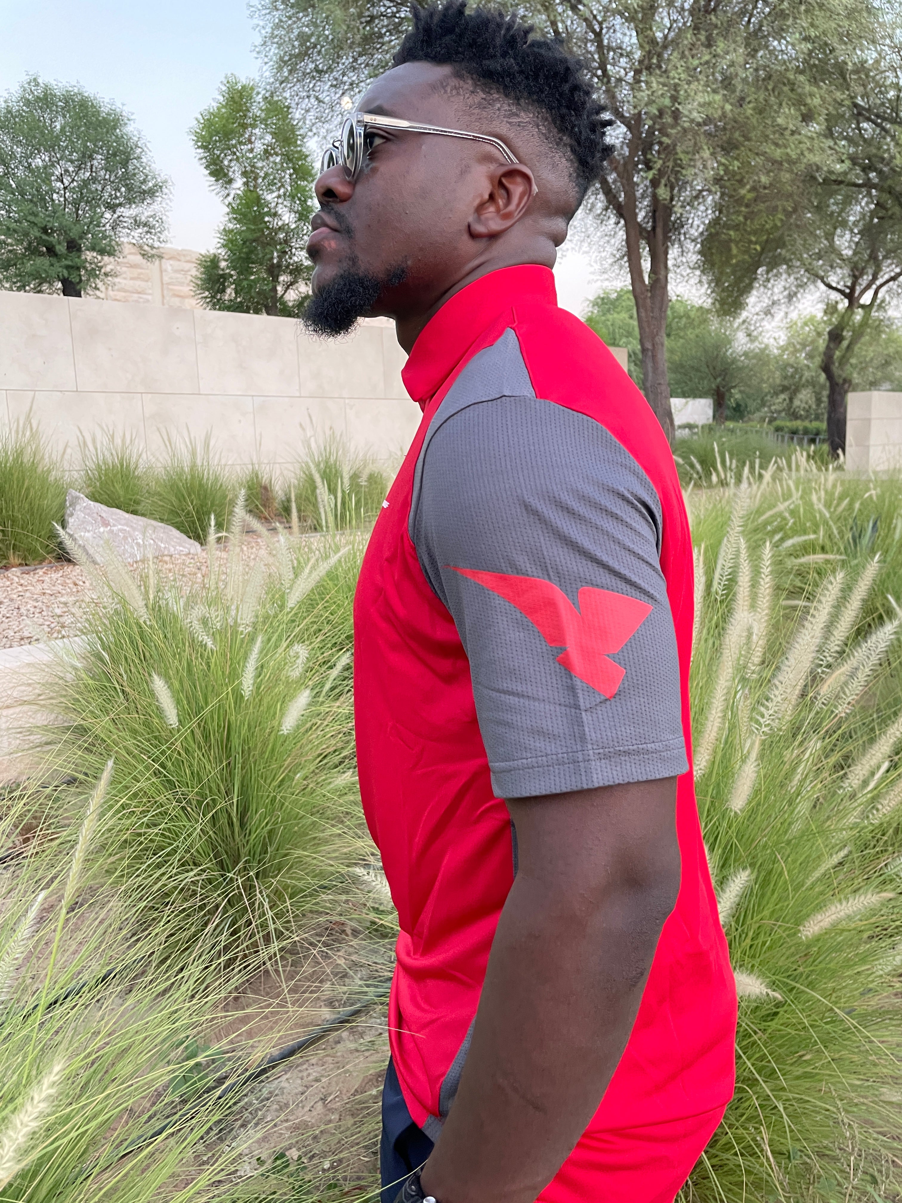 Moderno_Red_Men_Golf_Polo