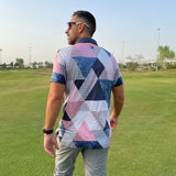 Moderno Abstract Men’s Golf Polo