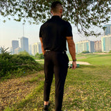 Antiguo Black Men's Golf Polo