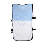 Sky Blue Caddy Bib for Aguila Golf – Premium Golf Caddy Apparel, Functional and Stylish