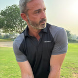 Moderno S-M Black Men’s Golf Polo